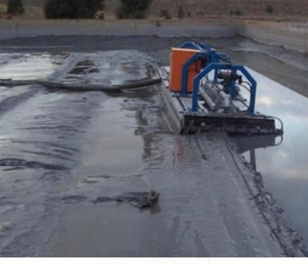 Sludge dredging pump in progress